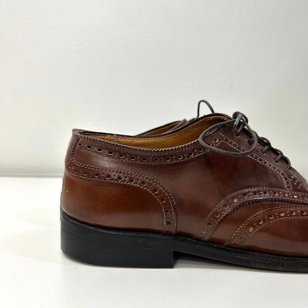 オールデン2099 usa製 8.5Eロングウイングチップ ウイスキーコードバン
