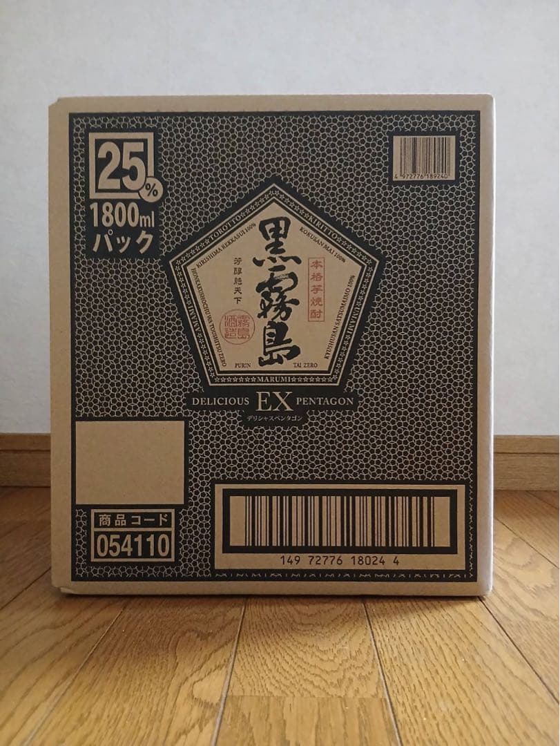黒霧島EX 1800mlパック 6本入り
