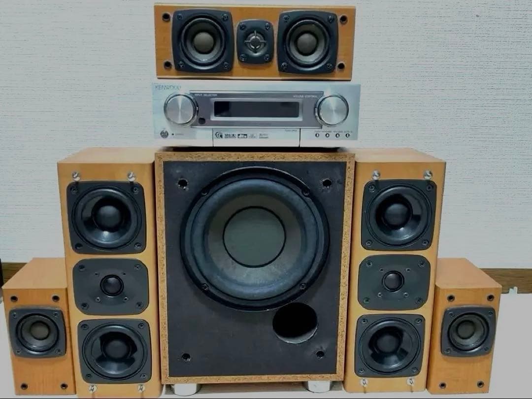 KENWOOD スピーカー:RS7070＋アンプ:5.1ch KAF-S500