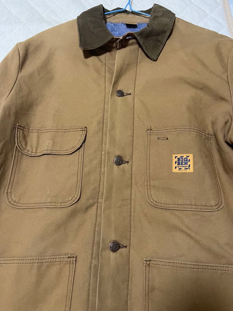 70s 80s USA製 BIG BEN ダック地 カバーオール