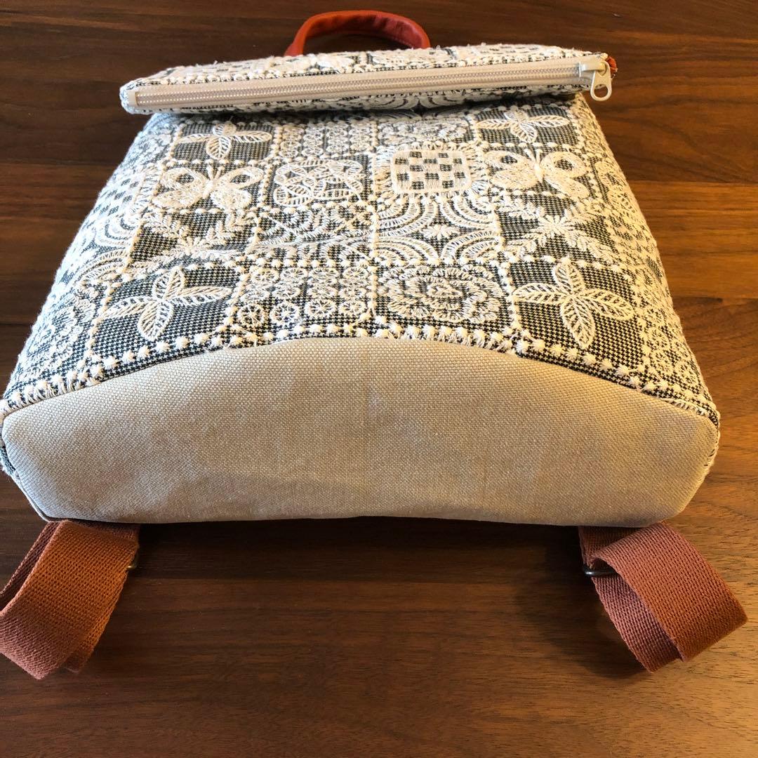 ハンドメイドミニリュック ミナペルホネン forest tile