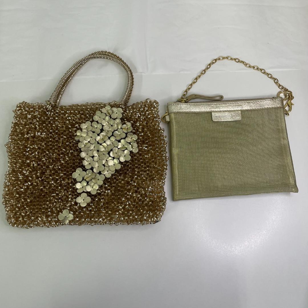 ANTEPRIMAアンテプリマ　ハンドバッグ　ゴールド 付属品あり