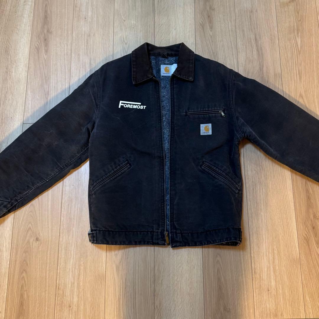 Carhartt ダークブラウン カバーオール　デトロイトジャケット