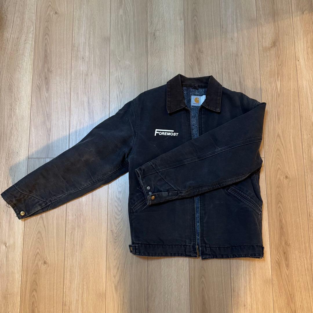 Carhartt ダークブラウン カバーオール　デトロイトジャケット