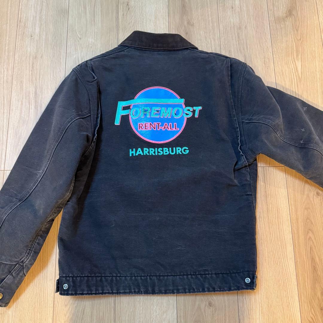 Carhartt ダークブラウン カバーオール　デトロイトジャケット