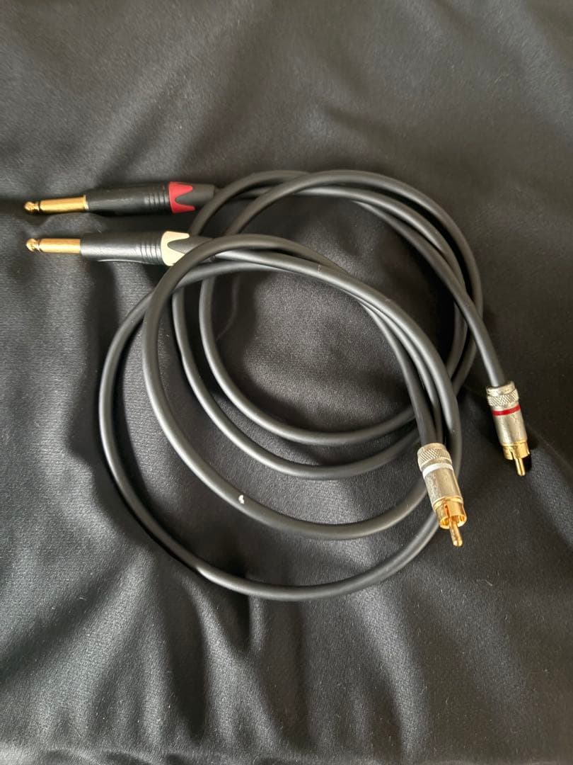 Victor EX-AK1 + MOGAMI2534 TSフォンRCAピンx2