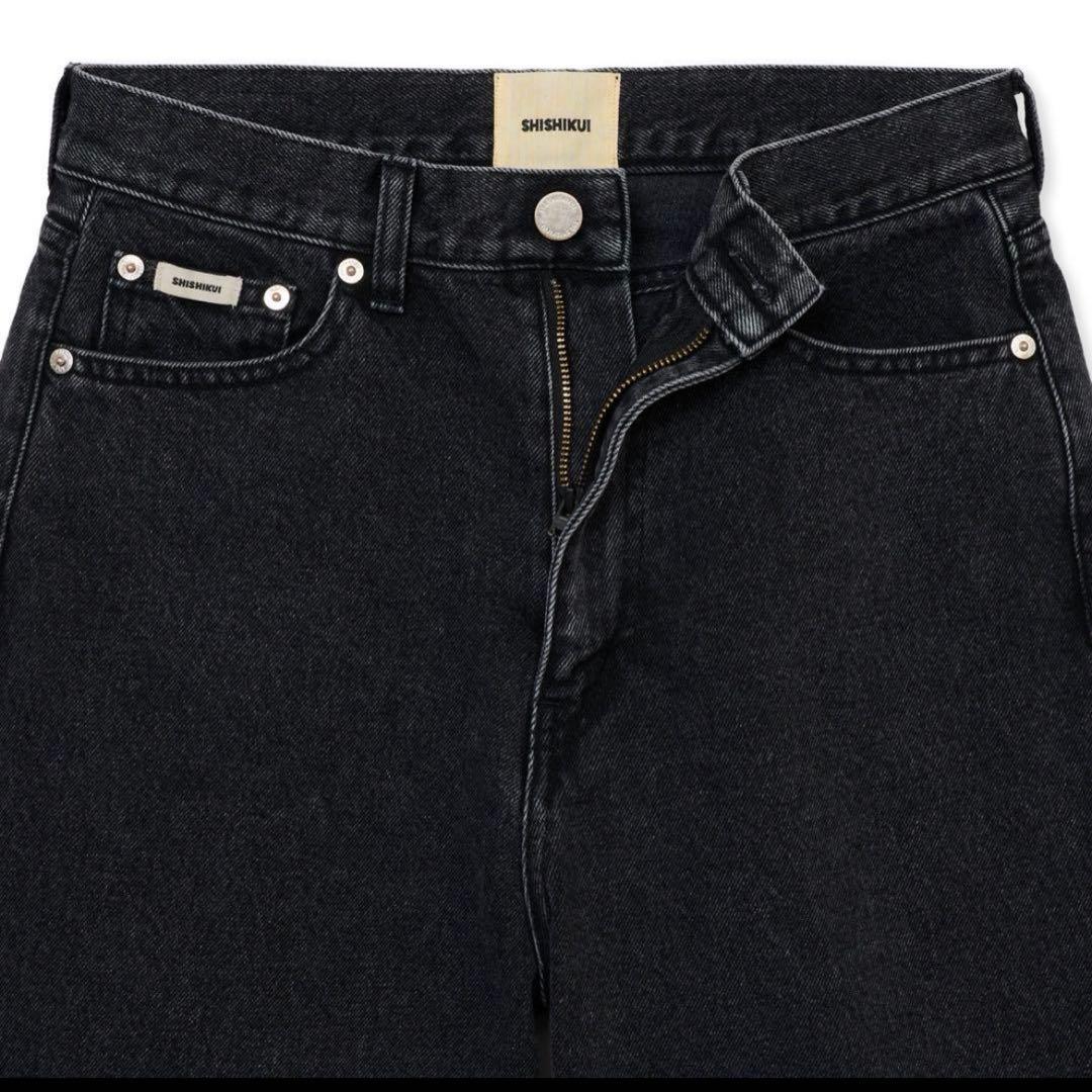 shishikui harf jean/black 23 シシクイ　ハーフジーン