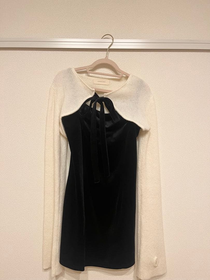 ANDMARY Anita ribbon mini dress ♡ 新品