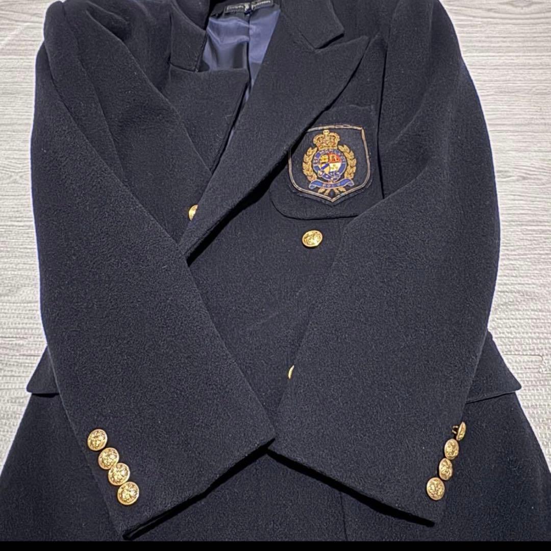 希少　RALPH LAUREN ウール100% ジャケット M ネイビー