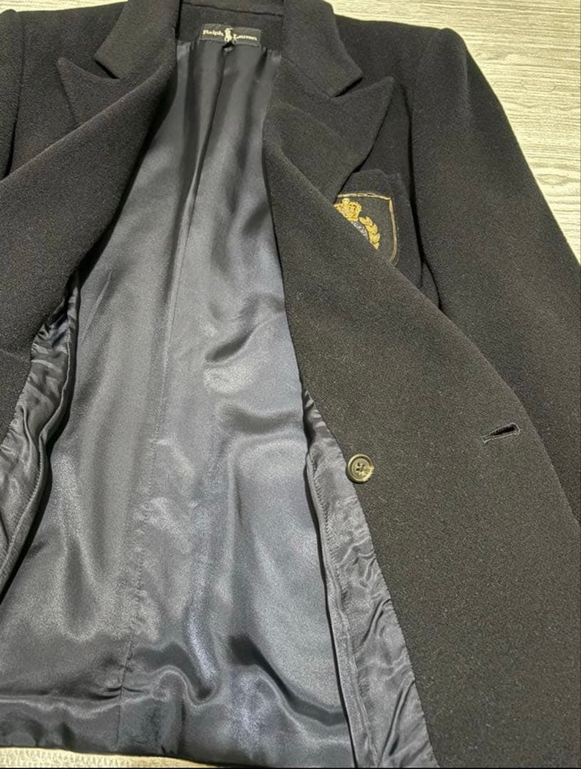 希少　RALPH LAUREN ウール100% ジャケット M ネイビー