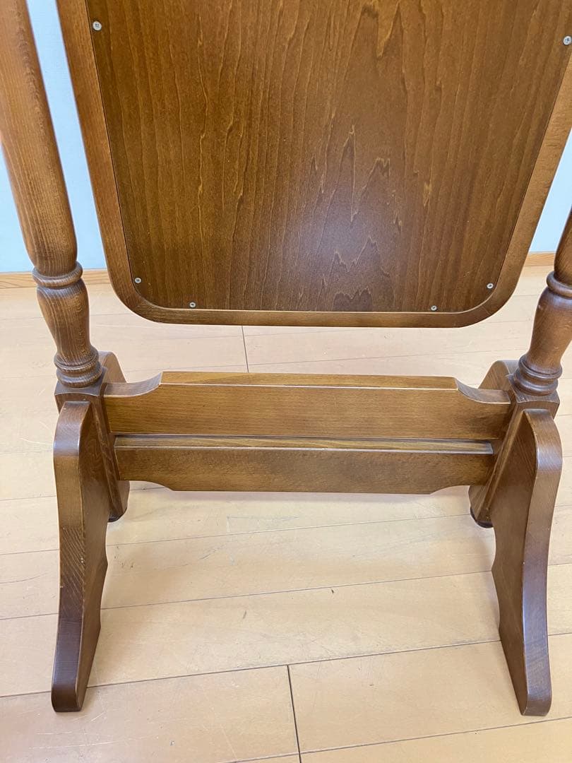 カリモク　コロニアル　姿見　ミラー　ヴィンテージ