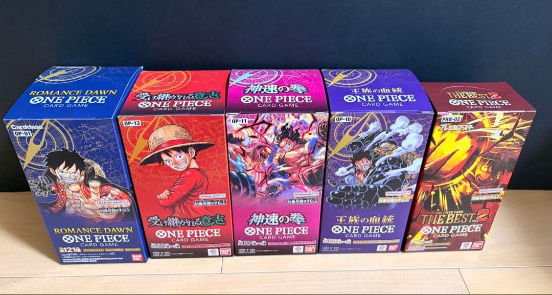 た*ら様 【新品テープ付き】ONE PIECE カードゲーム 5BOXセットロマ