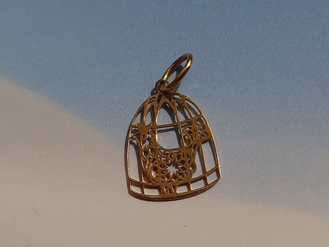 【Star Jewelry】スタージュエリー K10 鳥かごチャーム