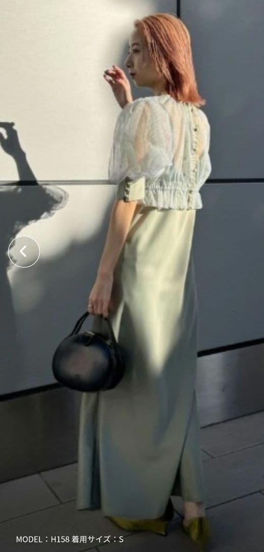 DOT TULLE SET FLARE DRESS　Мサイズ新品