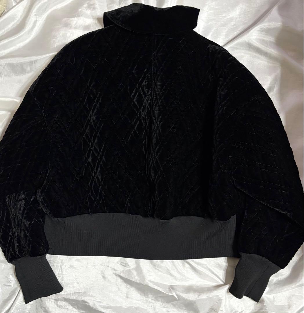 お値下げshetokyo シートーキョー 極美品 MA-1 ベルベットキルト 黒