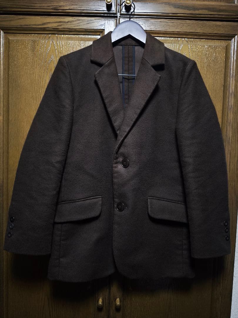 フランクリーダー　ジャーマンレザー　2Bジャケット　ブラウン　サイズS