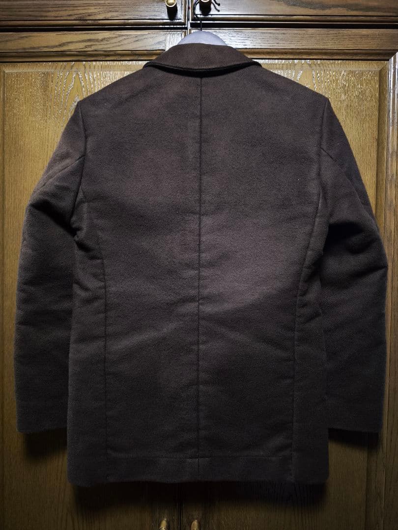 フランクリーダー　ジャーマンレザー　2Bジャケット　ブラウン　サイズS