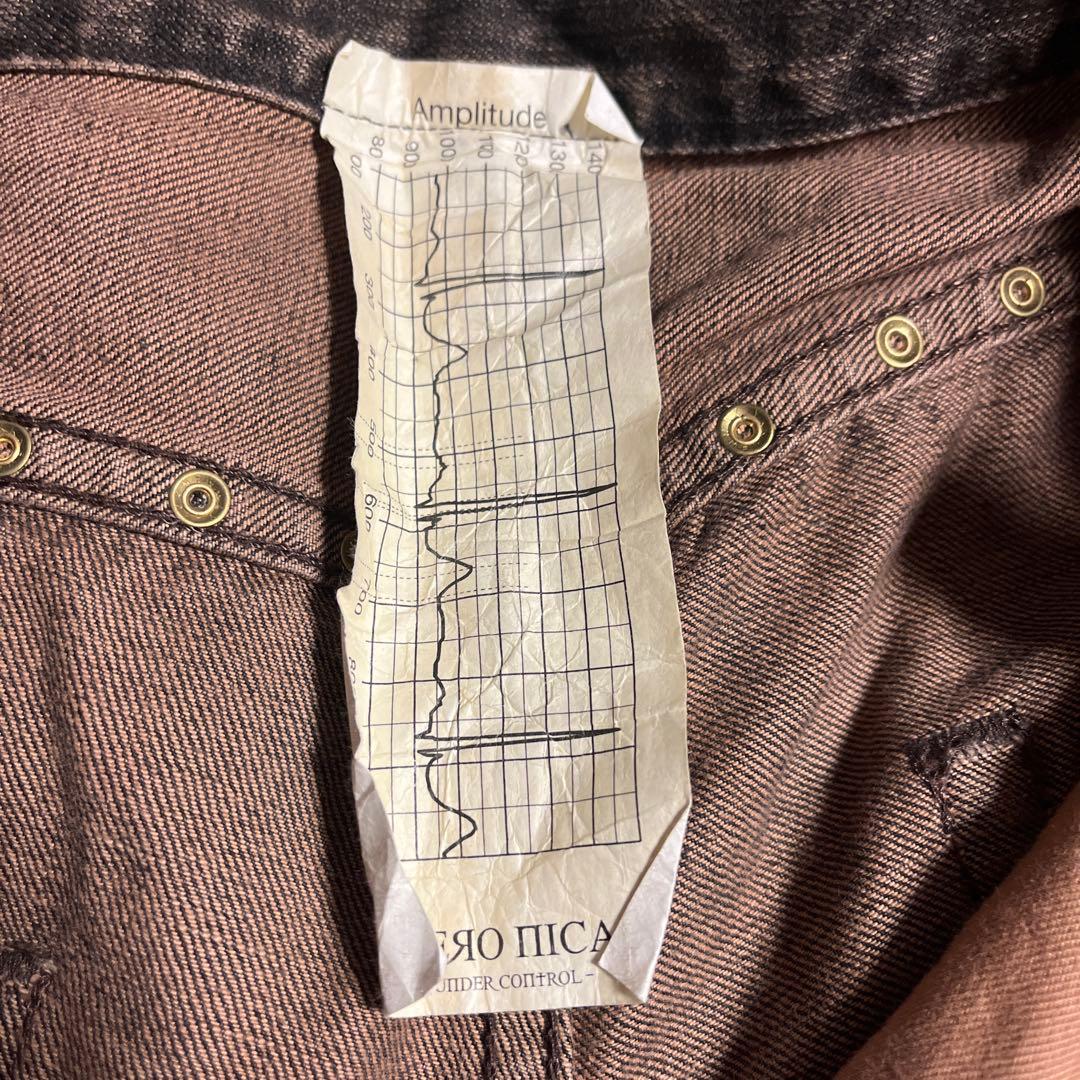 【希少】Veronica スカル デニム クロスパッチ付きLed Rechwe