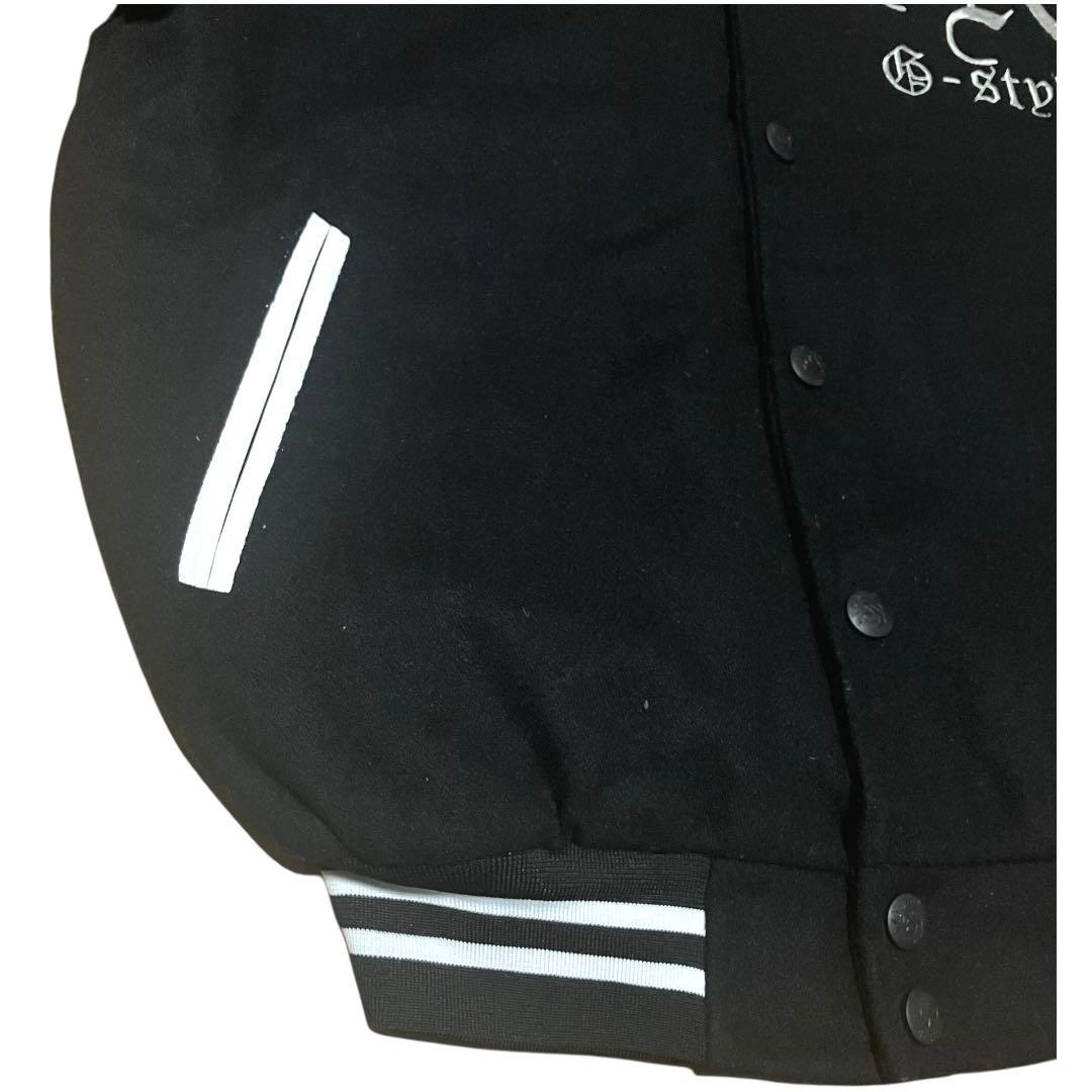 【美品】G-style スタジャン ロス　LA バック　デカロゴ 刺繍　チカーノ