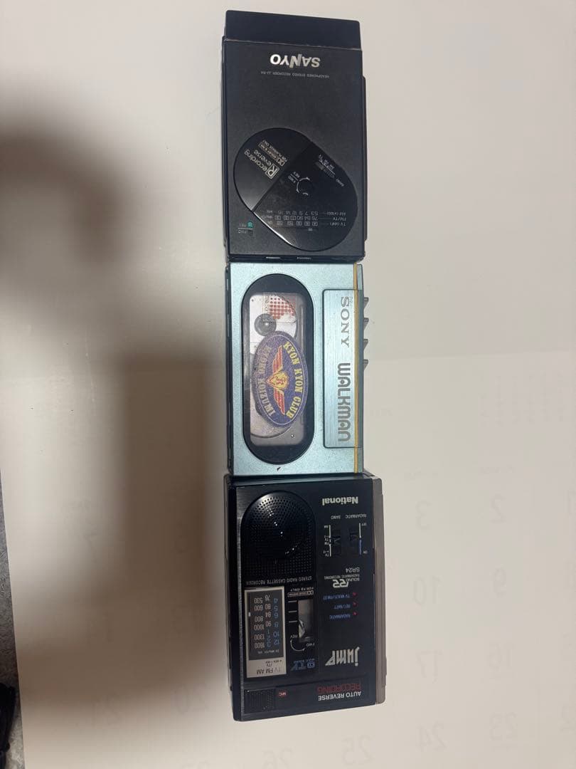 SANYO JJ-R4 SONY WM-20 等カセットプレーヤー