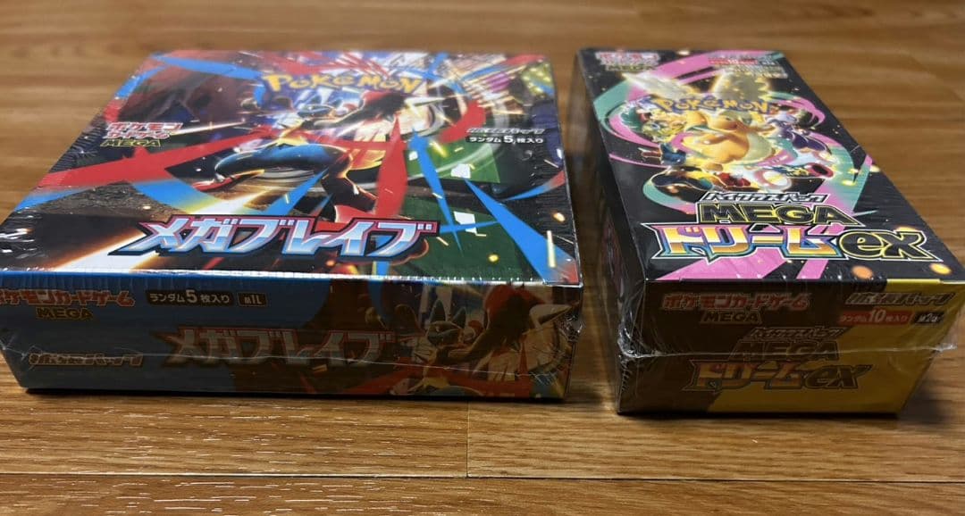 ポケカ　MEGAドリームEX メガブレイ　各1Box　新品・未開封　シュリンク付