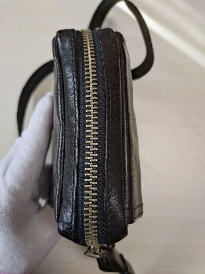 【美品革製】PORTER ミニショルダーバッグ（ウェストバック兼用）