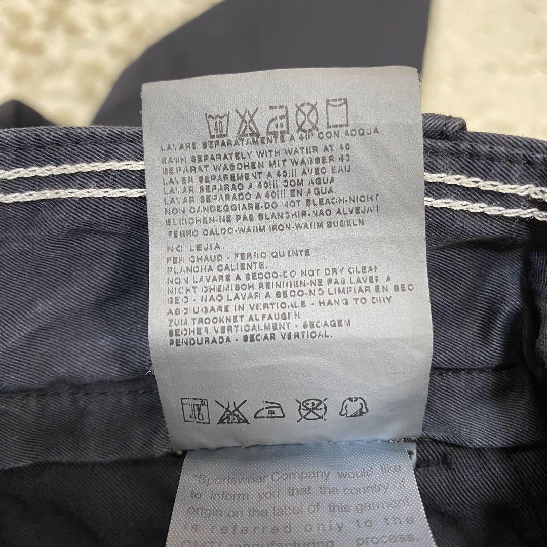 ストーンアイランド　カーゴパンツ　ブラック　50