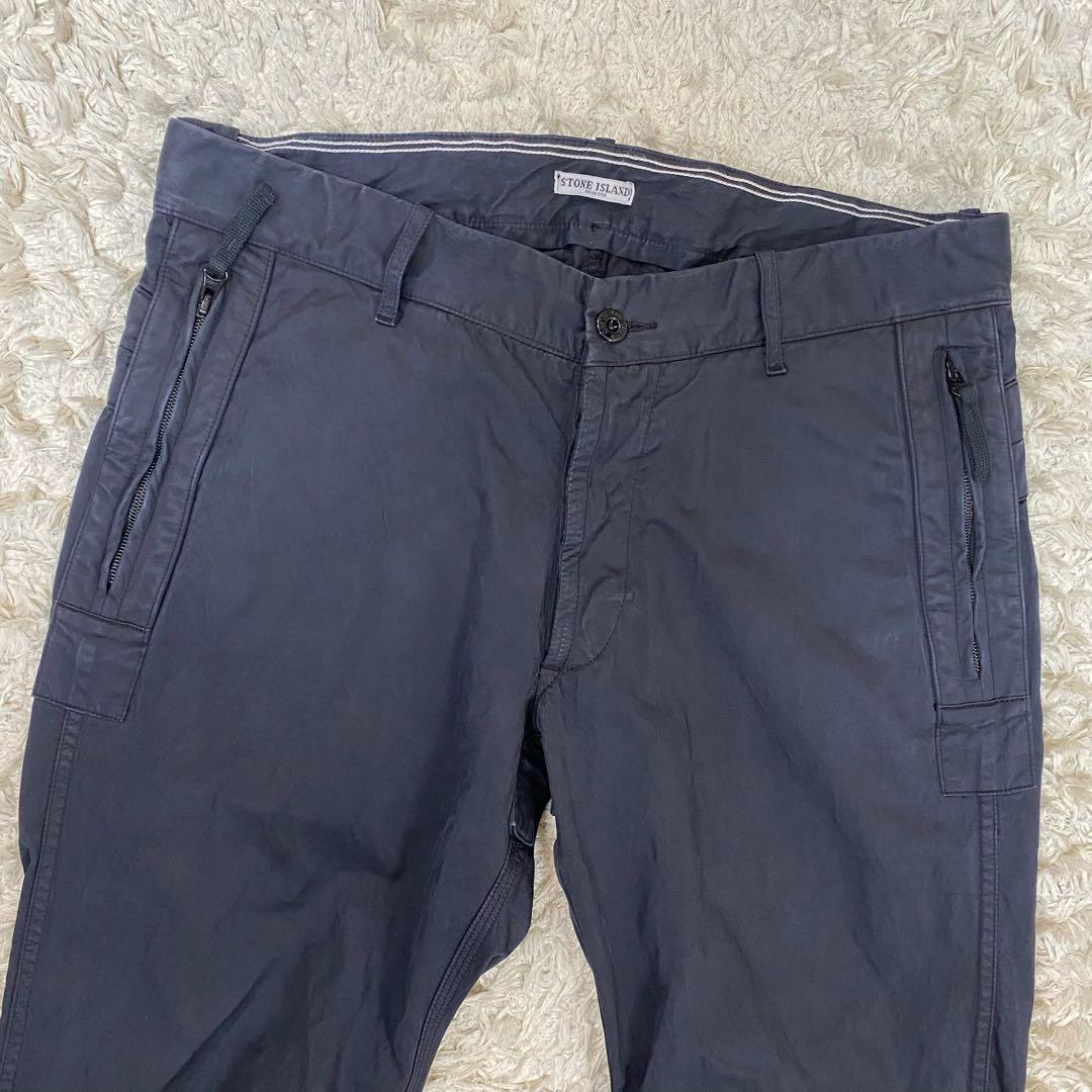 ストーンアイランド　カーゴパンツ　ブラック　50