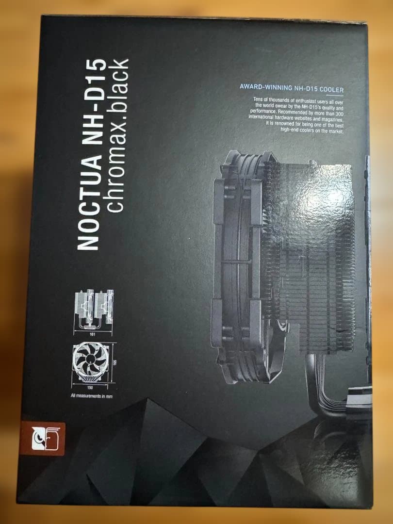 【美品】NOCTUA NH-D15 chromax.black CPUクーラー