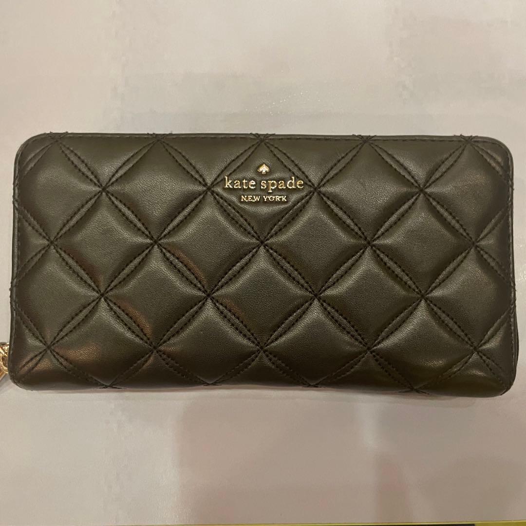 ケイトスペード 長財布 キルティングデザイン