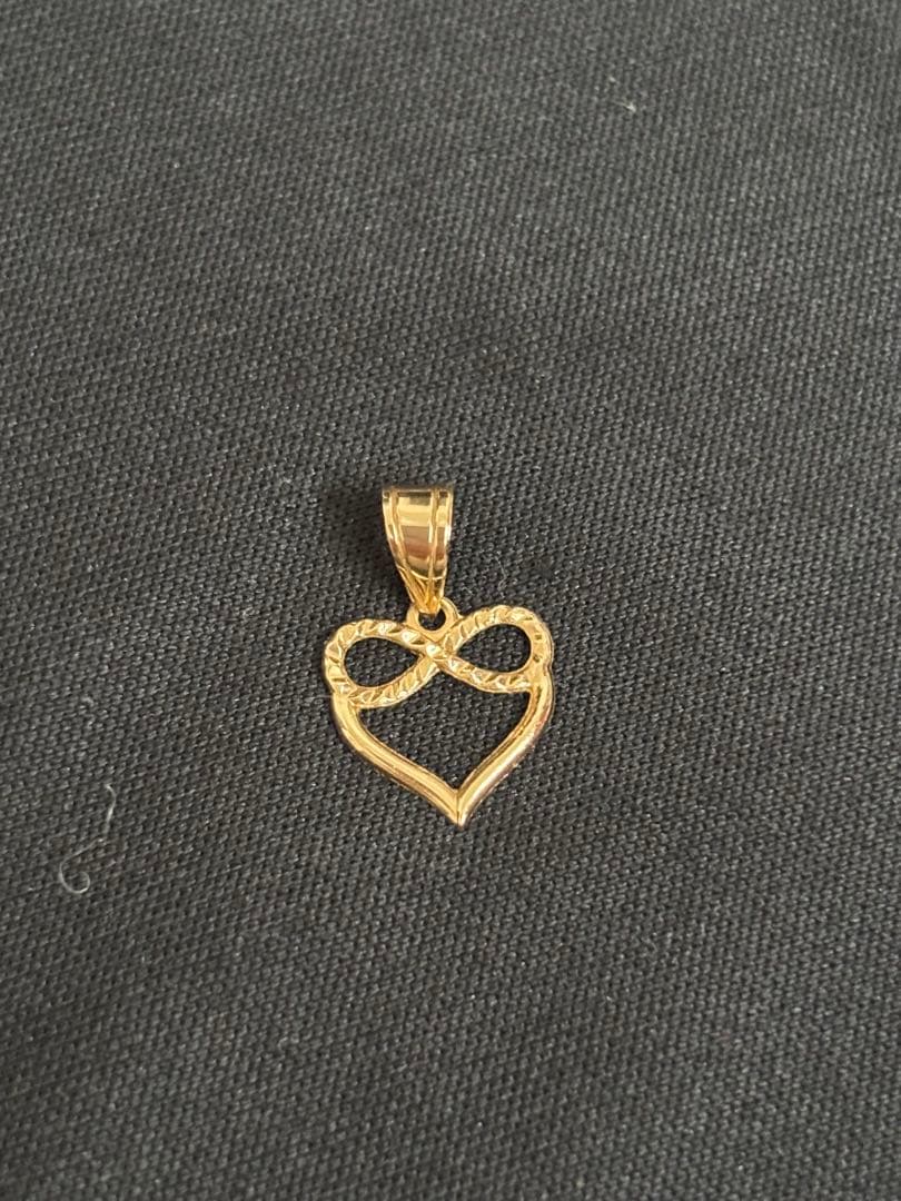 k18ハート♡ネックレストップ♡新品未使用