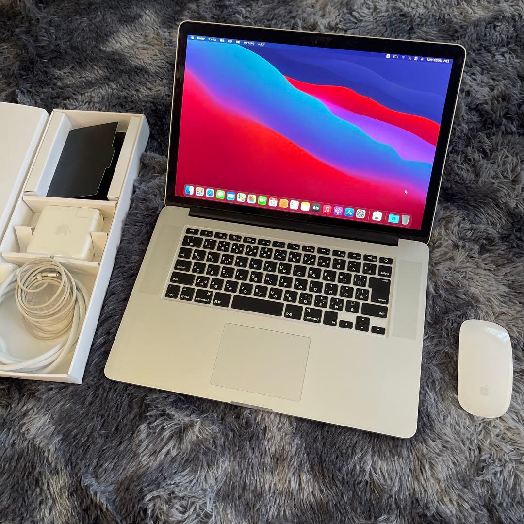 Mackbook Pro Retina 2015 15インチ マジックマウス付