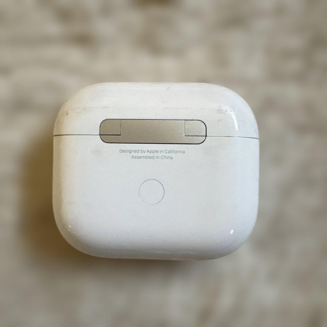 【ダメージあり】AirPods本体 ホワイト 充電ケース付き