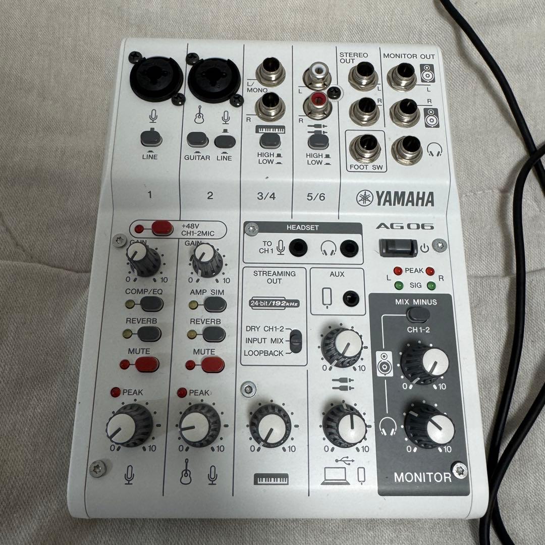 YAMAHA AG06 USBオーディオインターフェイス 箱なし