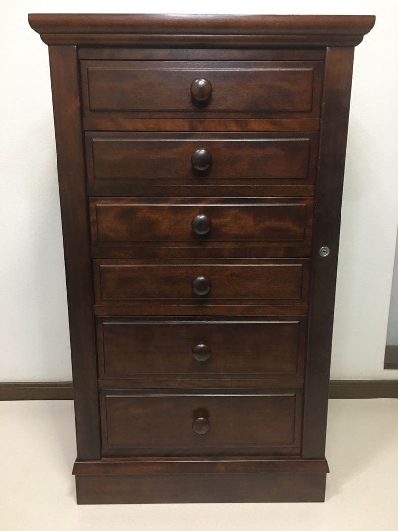 希少 松本民芸家具 チェスト 箪笥 タンス 6段 民芸家具 送料無料