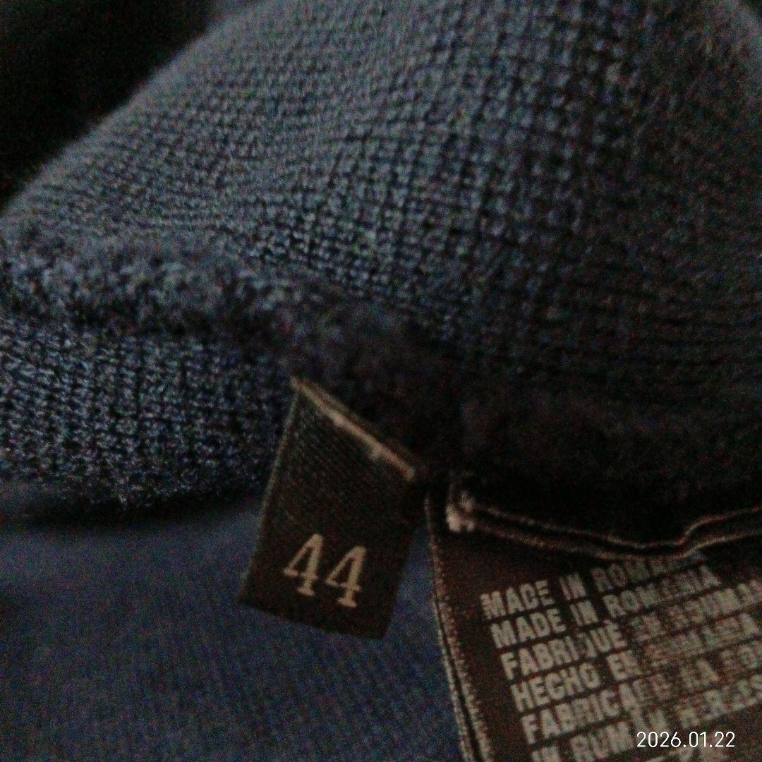 美品　プラダ　ウール　リブ　ジップアップ　ジャンパー