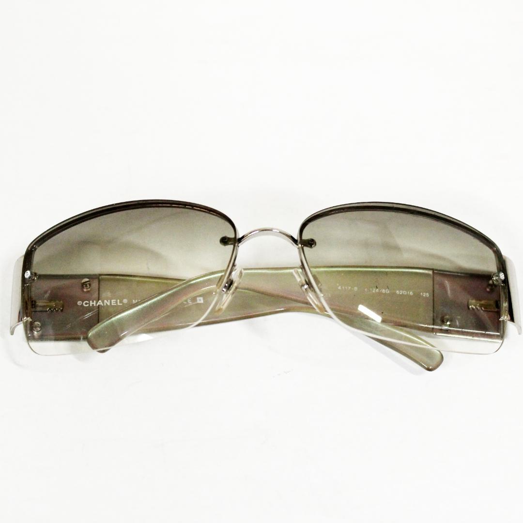 激レア 美品 シャネル サングラス ココマーク ラインストーン CHANEL