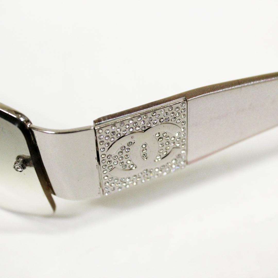 激レア 美品 シャネル サングラス ココマーク ラインストーン CHANEL