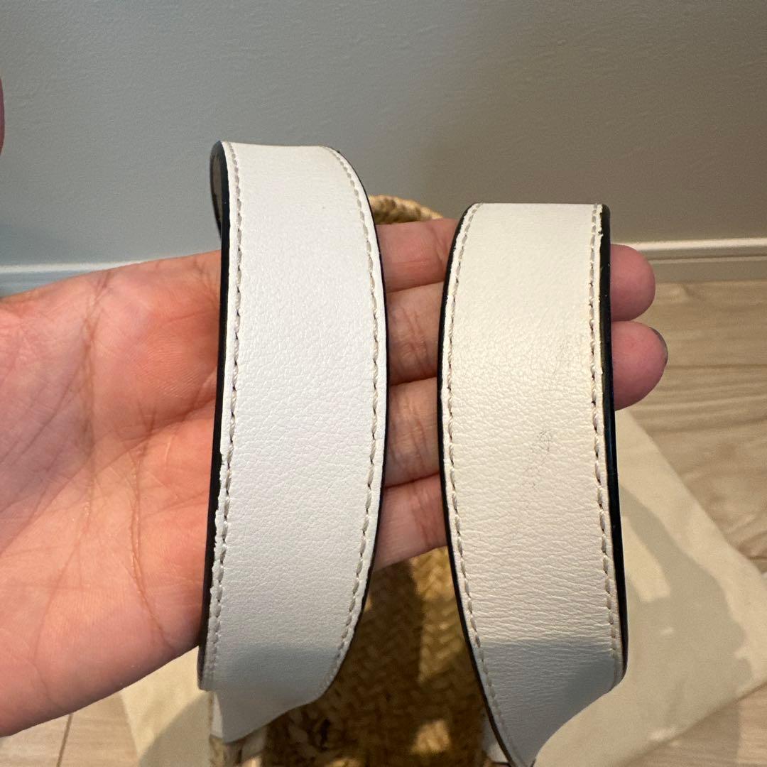 LOEWE ロエベ バスケットバッグ　ホワイト　スモール