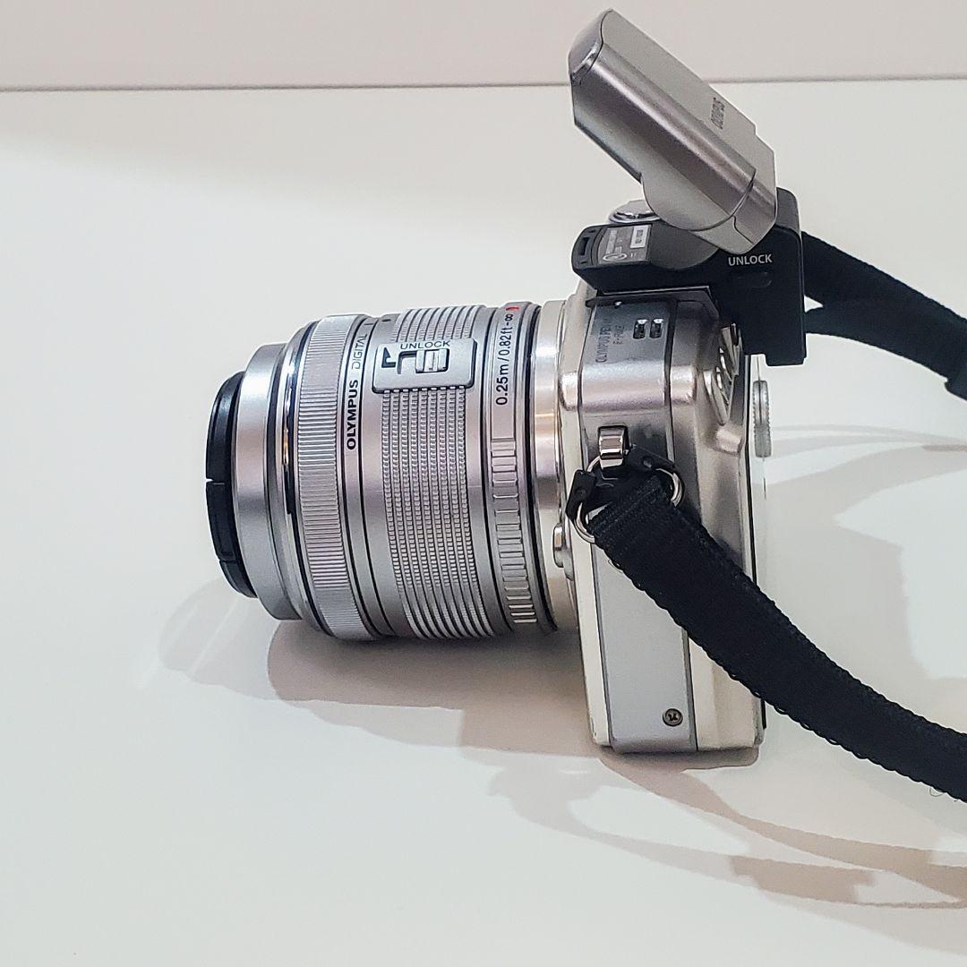 OLYMPUS ミラーレス一眼カメラ E-PM2 レンズフラッシュ付き