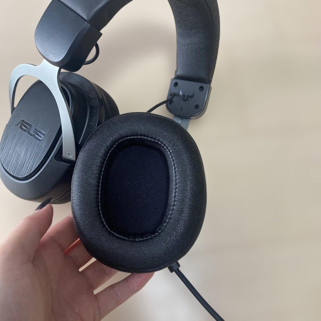 有線 ゲーミングヘッドセット USB接続 マイク付き ブラック