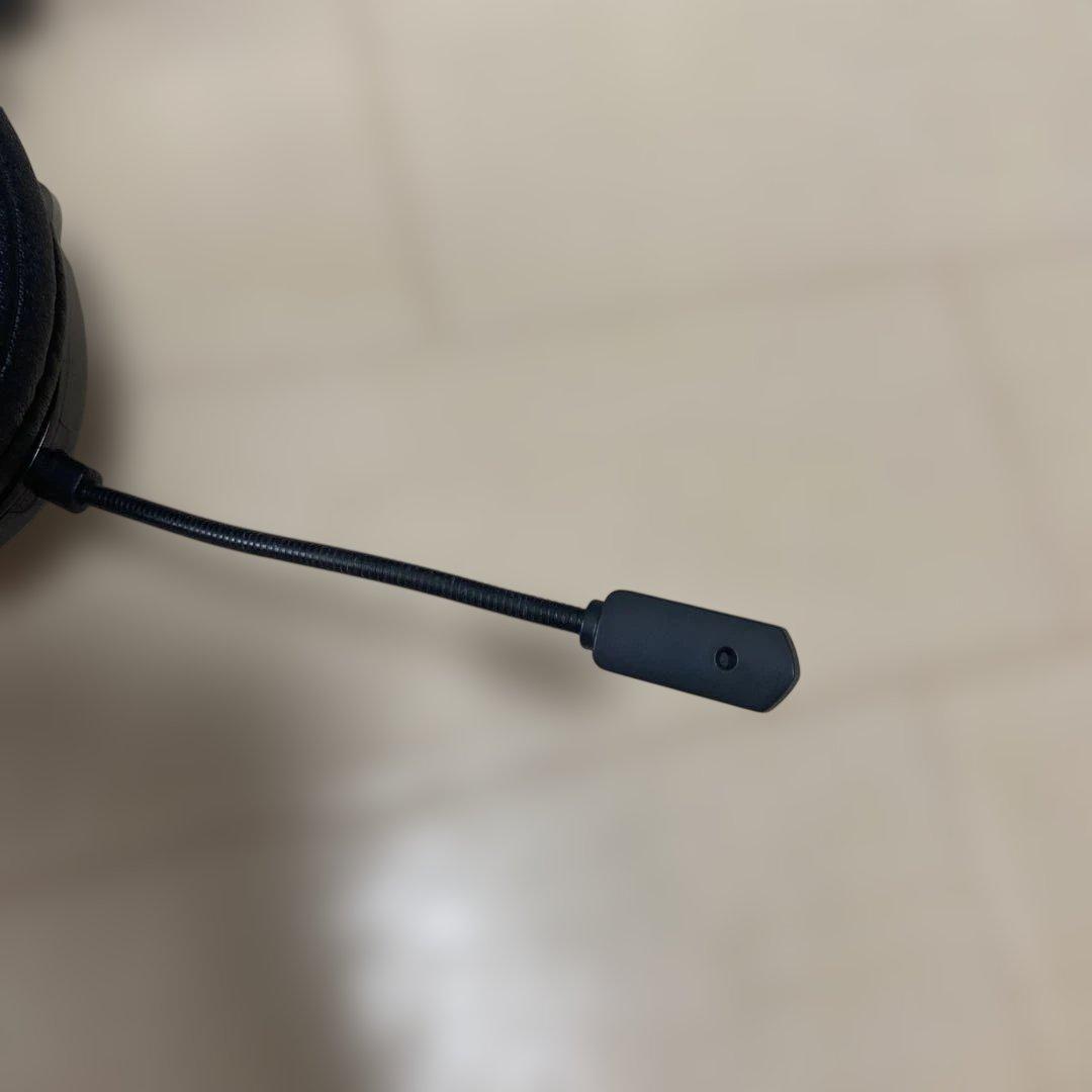 有線 ゲーミングヘッドセット USB接続 マイク付き ブラック