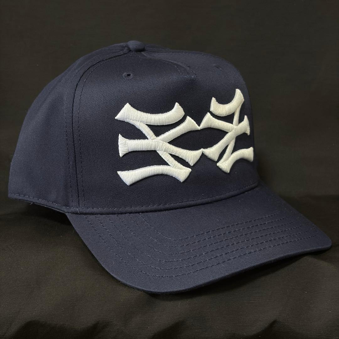 bnnd.（oMA オマ）ネイビー ダブルアイコン 正規品 キャップ