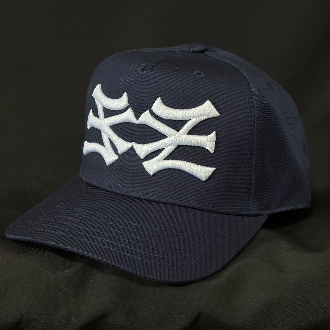 bnnd.（oMA オマ）ネイビー ダブルアイコン 正規品 キャップ
