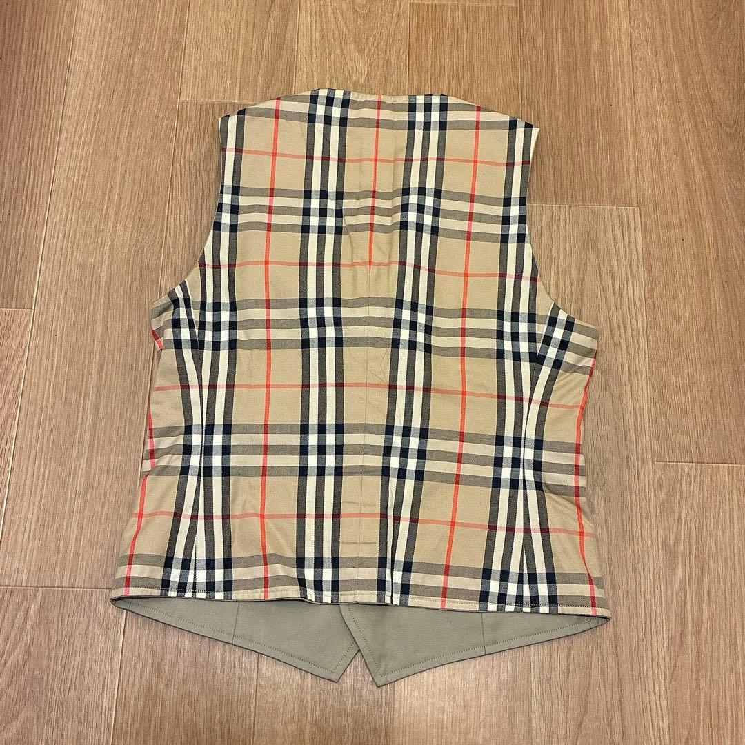 【美品】Burberrys リバーシブルベスト ノバチェック Mサイズ