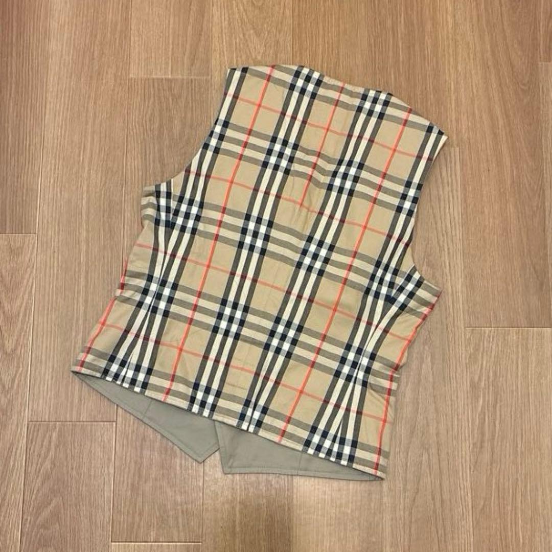 【美品】Burberrys リバーシブルベスト ノバチェック Mサイズ