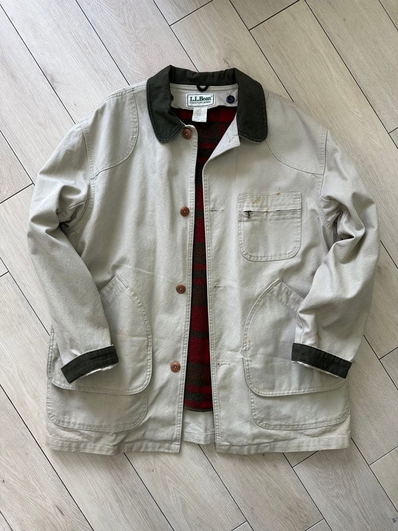 80s L.L.Bean ハンティングジャケット ダック地 L USA製