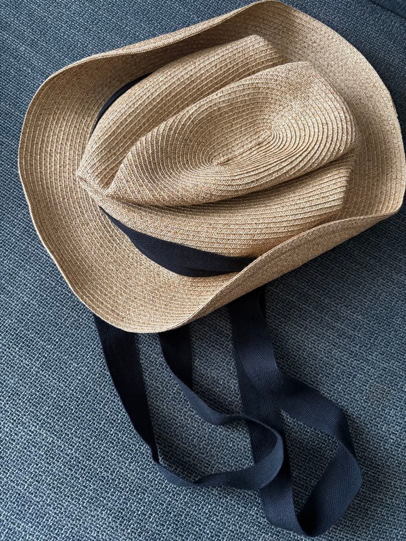 【beetle様】マチュアーハ BOXハット7cmブリム ガーデンリボン 日本製