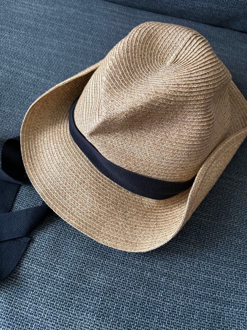 【beetle様】マチュアーハ BOXハット7cmブリム ガーデンリボン 日本製