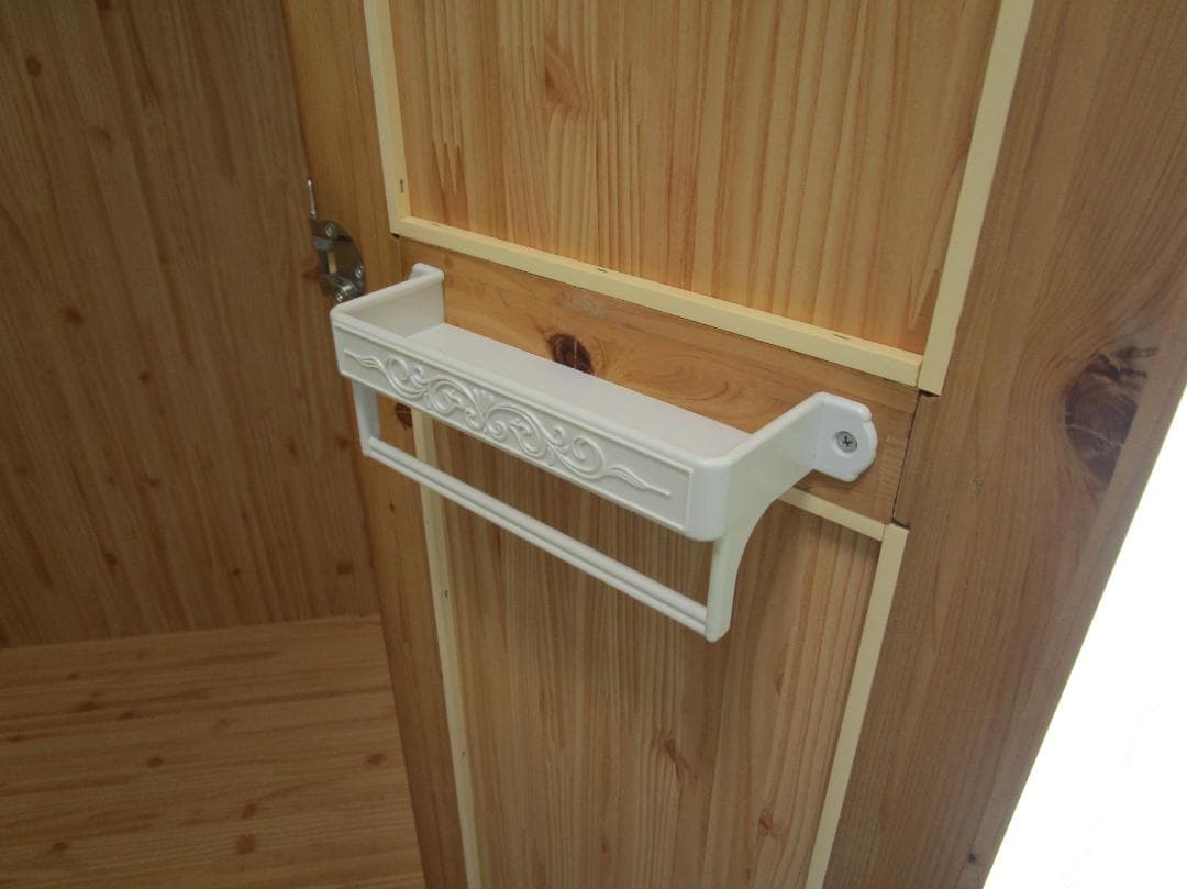 ロッカータンス　クローゼット　洋服タンス　カントリー　木目　レトロ　小型